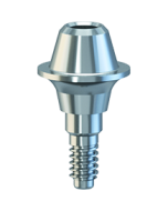 Rovný abutment pro fixaci šroubovaného můstku H 1mm