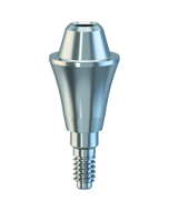 Rovný abutment pro fixaci šroubovaného můstku H 4mm