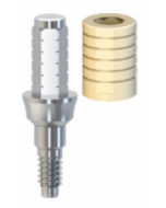 Provizorní titanový abutment (GELB) pro okamžité zatížení 1.5 mm bez šestihranu, kuželová platforma