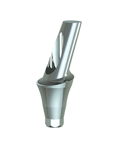 Kónický anatomický konkávní nakloněný abutment 20° D 4.5mm H 3mm