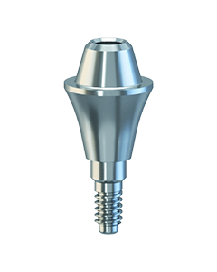 Rovný abutment pro fixaci šroubovaného můstku H 3mm